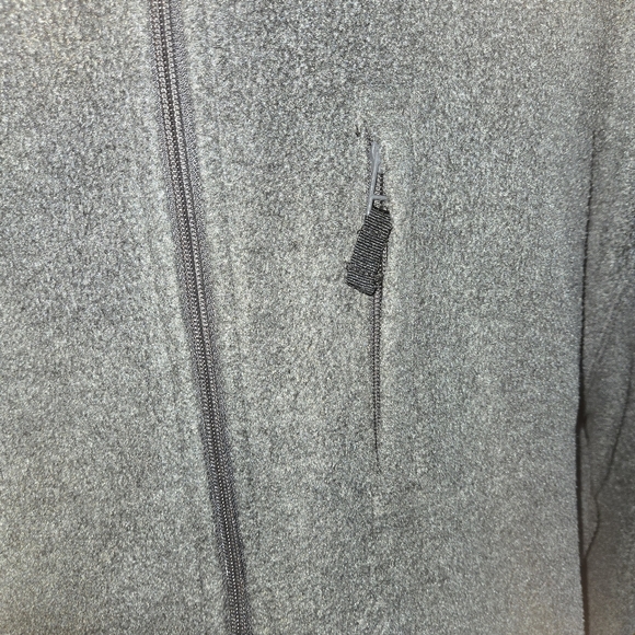 SADDLEBRED Men's Grey Fleece Zip Up Jacket size 2XLT - Picture 9 of 13